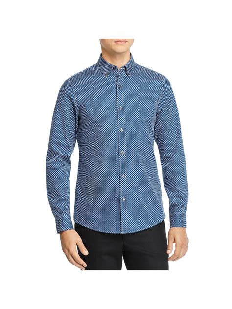 michael kors men's long sleeve button down shirt|Michael Kors button down shirts.